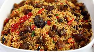 Goat meat Rice 